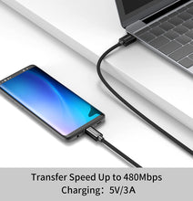 Lade das Bild in den Galerie-Viewer, USB C Typ C Ladekabel Datenkabel 3 Stück [0.5M+1M+3M] für Samsung Huawei OnePlus XiaoMi Google Pixel usw.
