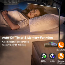 Lade das Bild in den Galerie-Viewer, Multifunktionale Schreibtischlampe mit kabellosem Ladegerät, USB-Ladeanschluss, Auto-Off-Timer, 5 Farben 5 Helligkeitsstufen Dimmbar (Pink)
