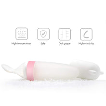 Lade das Bild in den Galerie-Viewer, Burabi Silikon Squeeze Fütterungslöffel Babynahrungsspender /Silicone Squeeze Feeding Spoon, Baby Food Dispensing Spoon
