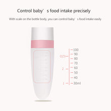 Lade das Bild in den Galerie-Viewer, Burabi Silikon Squeeze Fütterungslöffel Babynahrungsspender /Silicone Squeeze Feeding Spoon, Baby Food Dispensing Spoon
