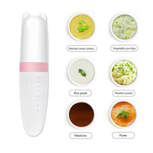 Lade das Bild in den Galerie-Viewer, Burabi Silikon Squeeze Fütterungslöffel Babynahrungsspender /Silicone Squeeze Feeding Spoon, Baby Food Dispensing Spoon
