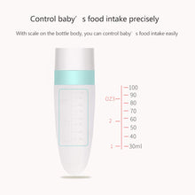 Lade das Bild in den Galerie-Viewer, Burabi Silikon Squeeze Fütterungslöffel Babynahrungsspender /Silicone Squeeze Feeding Spoon, Baby Food Dispensing Spoon
