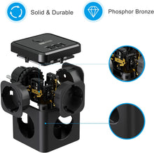 Lade das Bild in den Galerie-Viewer, Steckdosenwürfel Mehrfachsteckdose mit 3 USB &amp; Schalter 3 Fach Steckdosenadapter Steckdosenleiste/Multiple Socket
