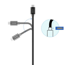 Lade das Bild in den Galerie-Viewer, 3 Stück USB C Typ C Ladekabel [0.5M+1M+3M], haltbares Nylon geflochtenes Datenkabel für Samsung Huawei usw.
